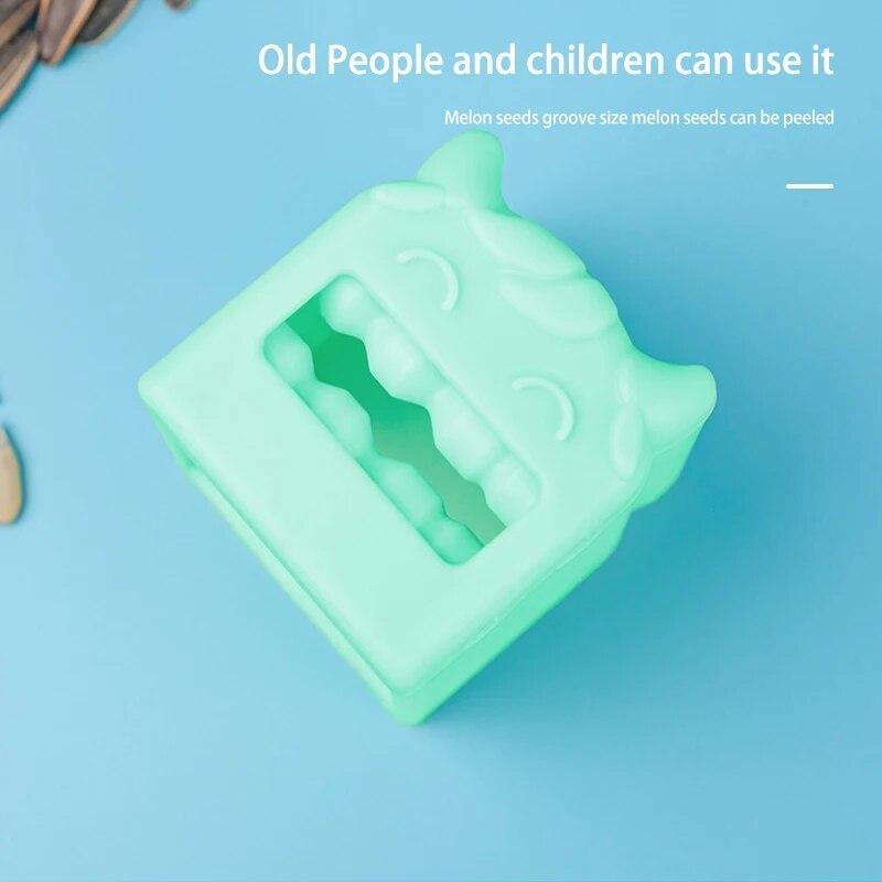 Pelador Automático de Semillas de Girasol Pelador de Semillas de Girasol Herramienta Mágica para Perezosos Gadget de Cocina Casero Cascanueces Removedor de Cáscaras