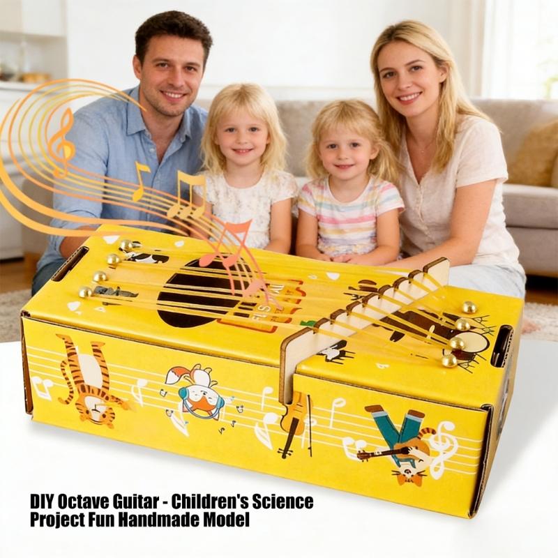 Hands on Assembly Paper Musical Box Craft Set Educational Toy for Children Science Education and Physics Experiments