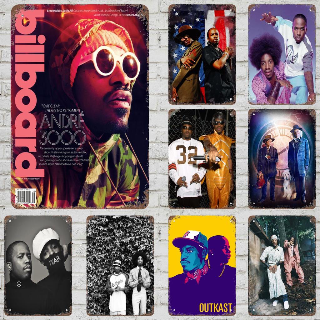 Outkast stankonia Metalowe Znaki dekoracja ścienna Vintage Blaszane Znaki Kapitan Metalowy Plakat Dekoracja do Baru Pubu Klubu Dekoracja Ścienna