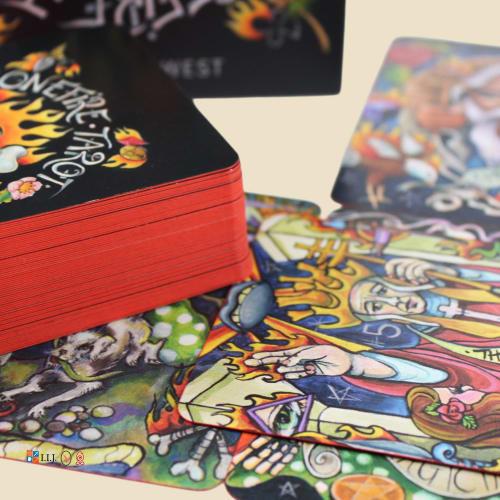 I.I.J Bonefire Tarot 2nd Edition, Waite Edition, 78 Cards, Tarot Reading, with Japanese Instructions, Authentic Product