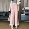 Lace Lace Splicing Pants Women Spring Summer High Waisted Wide Legged Trousers Loose Skinny Casual Stylish Straight