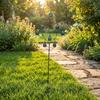 Rustic Wind Chime Ground Plug Heart-Shaped Yard Ornament Garden Decoration  Outdoor Decoration