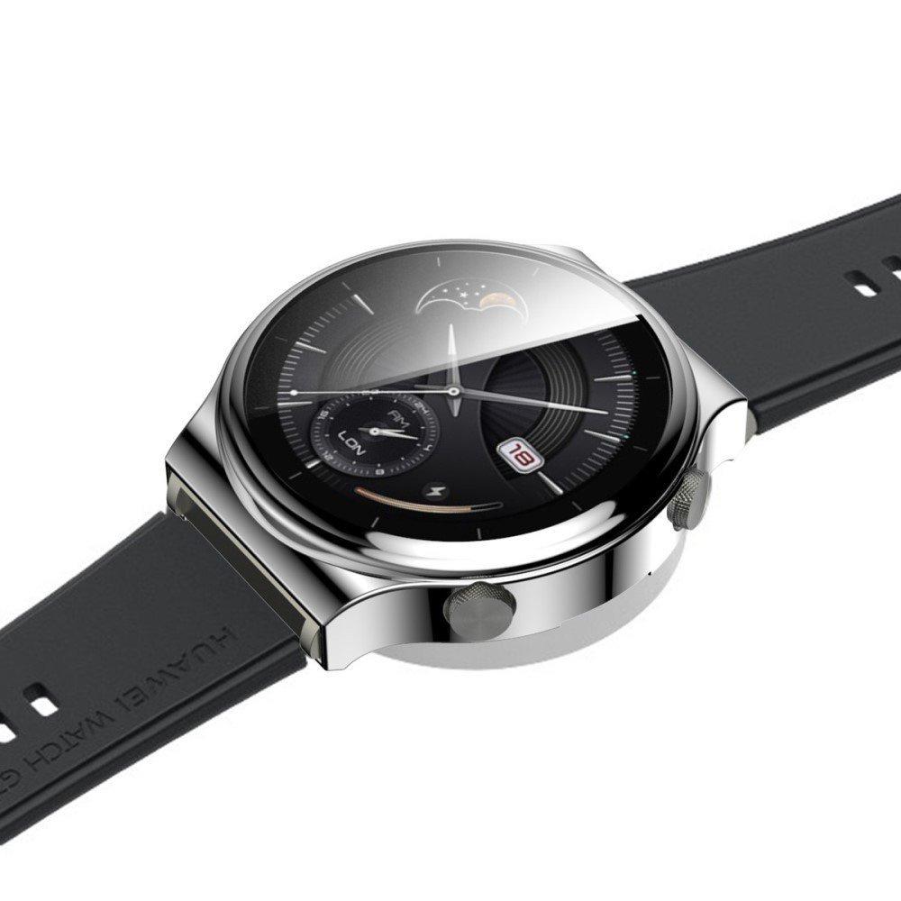 2in1 Case with Screen Protector for Huawei Watch GT 2 Pro, Silver