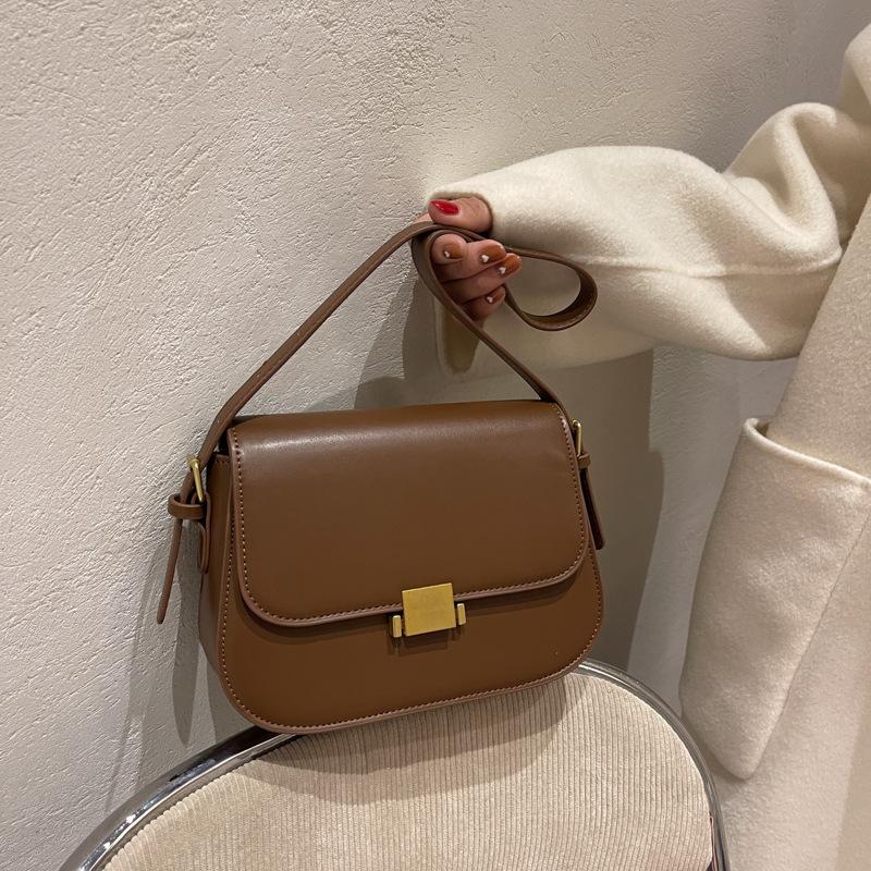 Retro Texture Foreign Style Small Bag Women's Bag 2025 New Trendy Fashion Small Square Bag Simple and Versatile One-shoulder Crossbody Bag