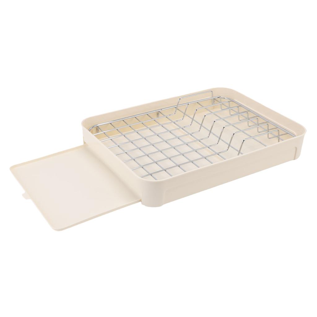 Pull Out Cabinet Organizer Slide Out Dish Shelf Storage Rack Kitchen Drawer with Slide Rail