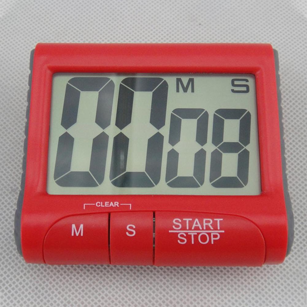 Magnet Kitchen Cooking Timers LCD Digital Screen Kitchen Timer Square Cooking Timer Count Up Countdown Alarm Clock For Kitchen