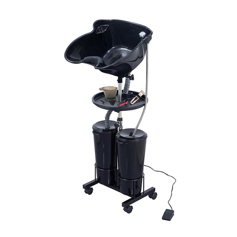 Portable Electric Hair Washing Basin with Water Pump & Double Bucket for Salons