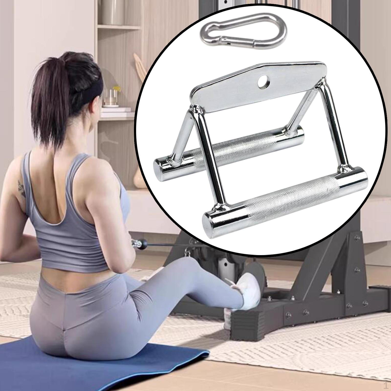 

Двойная D-образная рукоятка для крепления троса, прочная универсальная рукоятка для тяги сидя для корпуса системы шкивов M