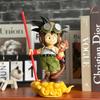 16cm Dragon Ball Anime Son Goku Model With Monkey Kid Goku Action Model Pvc Statue Collection Model Toys Gifts