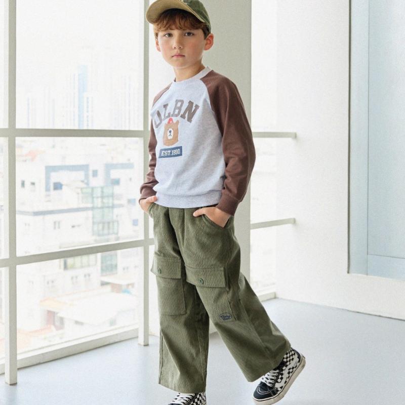  Olivan  Corduroy Wide Pants  Khaki 