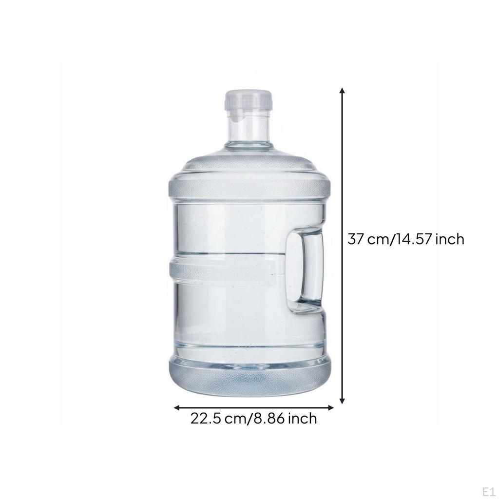 Water Dispenser Bottle Food Grade Jug with Handle Thickened Large Refill Transparent