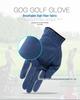 Genuine GOG Men's Ultra-Thin Blue Golf Gloves - Wear-Resistant, Breathable Fabric