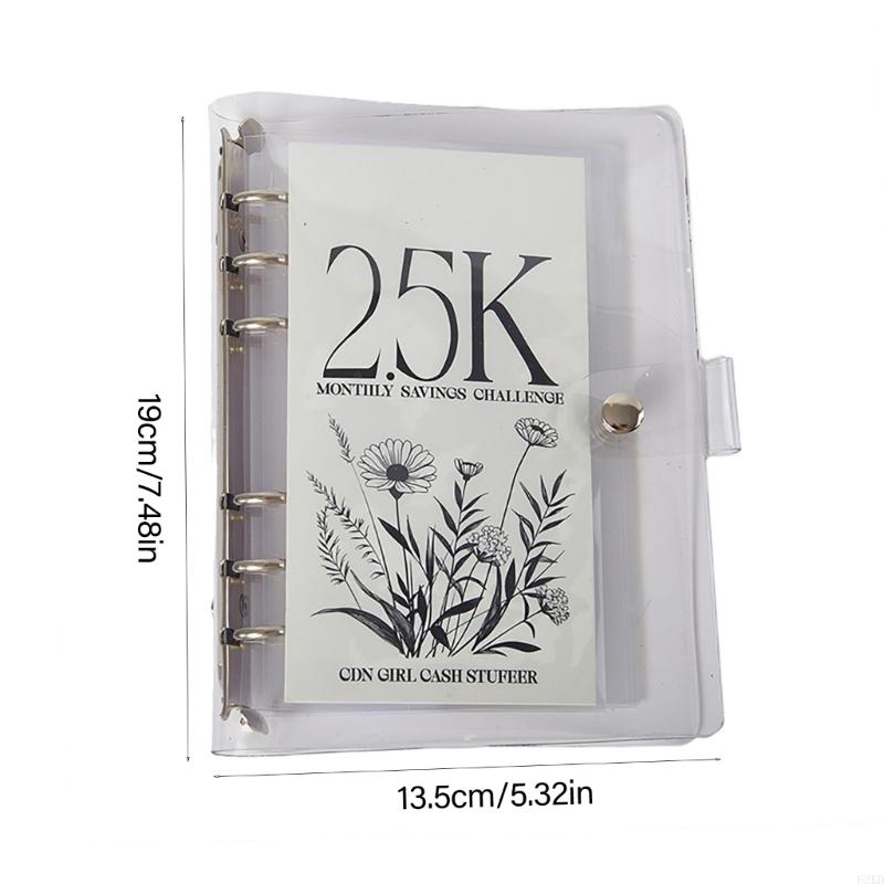 62KD 2500-Grid Money Saving Challenge Binder 10K/5K/2.5K Budget Planner Savings Challenge Book Savings Challenges Photo Album