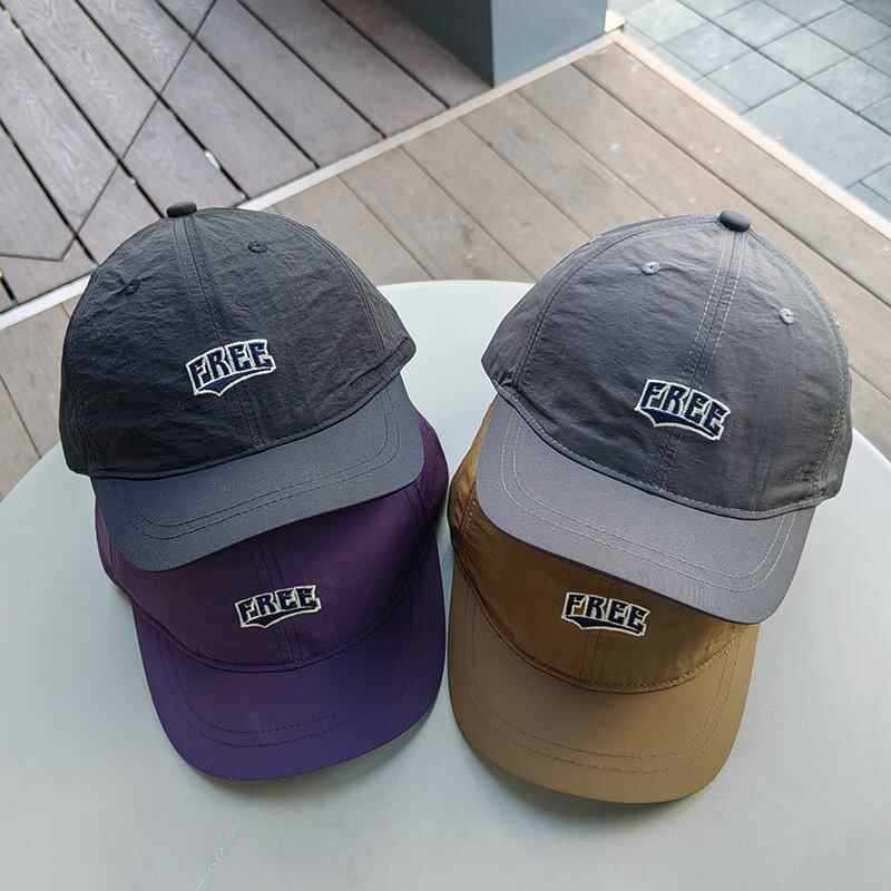 Short-brimmed Letter Baseball Cap Sports Casual Cap Boxing Training Comfortable Outdoor Sunshade Men and Women Universal Baseball Cap Cotton