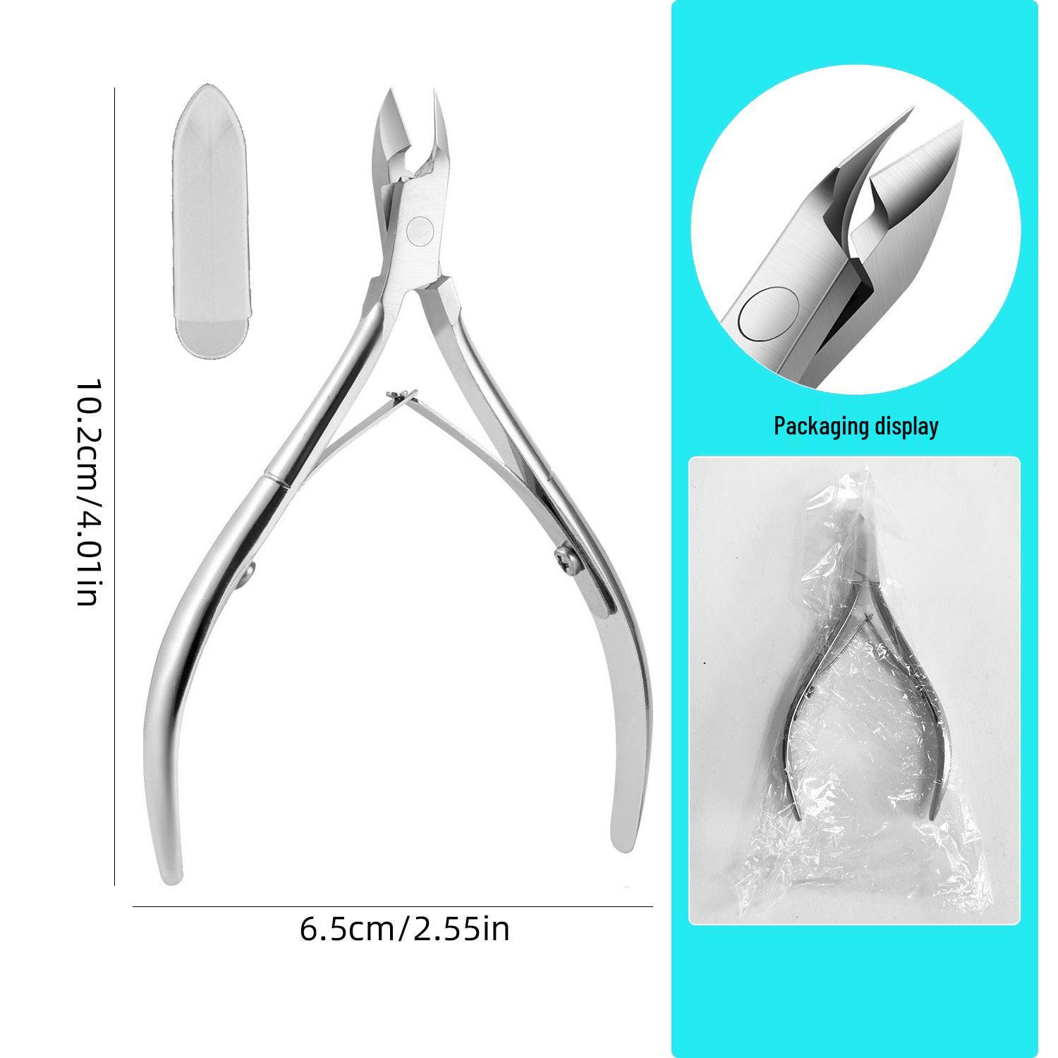 Stainless Steel Precision Cuticle Nipper and Nail Clipper Tool for Removing Dead Skin and Hangnails