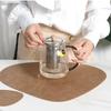 Dining Table Mat Leather Dinner Placemat Table Plate Mat 4 Pieces Heat-Resistant Home Decor For Indoor Outdoor Farmhouse