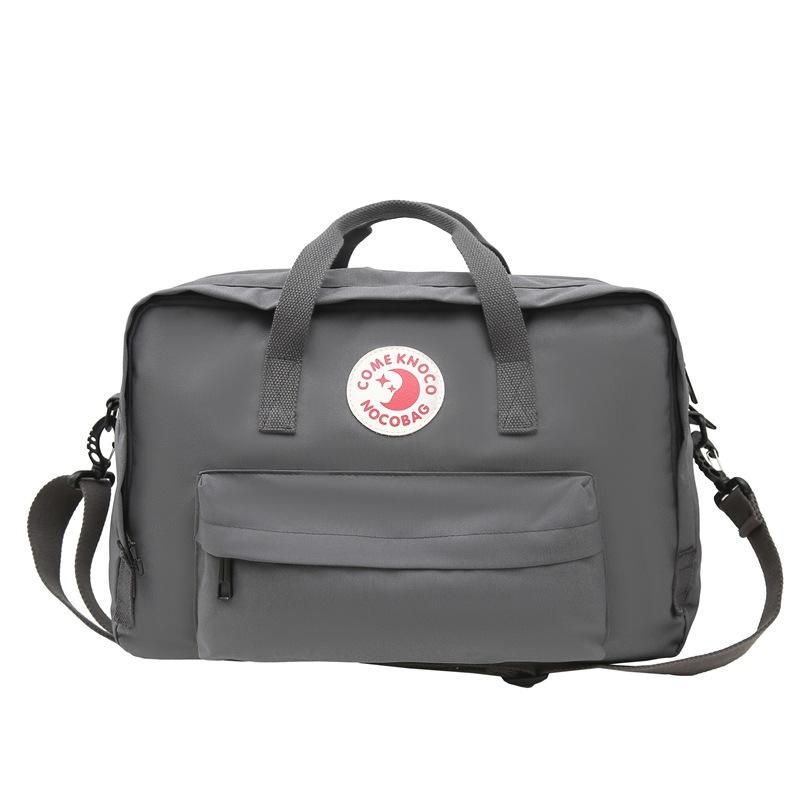 

Outdoor short-distance travel bag Couple style can be double shoulder single shoulder messenger bag sports swimming yoga fitness bag серый