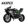 Technical H2R Motorcycle Building Blocks Bricks Compatible 42170 Speed Motorbike Racing Car Model Vehicle Toys Kids Gifts
