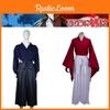 Japanese Samurai Cosplay Outfit Traditional Kimono Style Cotton Fabric Retro Design