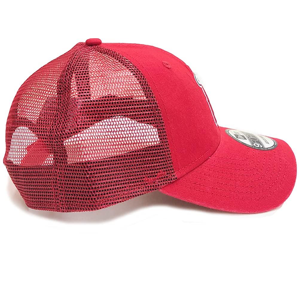 New Era MLB Trucker 9FORTY Mesh Featuring Shohei Los Angeles Angels of Anaheim Cap/Red, Ohtani's Team.