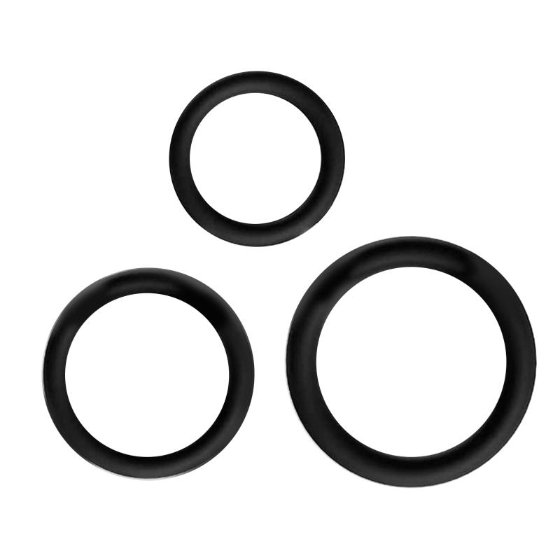 3pcs/set Male Lock Fine Ring Penile Longer Harder Stronger Training Props Man Penile Rings Adult Game Sex