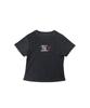 Kalenda (Super)Shy Pop Star Baby Tee [Charcoal]