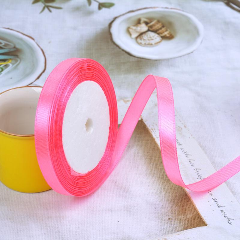 Supply 1Cm Polyester Webbing Ribbon Ribbon, Gift Box Packaging, Happy Candy Box, Bow Ribbon.