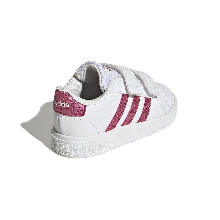Adidas Grand Court 2.0 I White Real Magenta Baby Sneakers Cloud-White Team-Real-Magenta GY4768