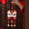 1/2Pcs 2026 Horse Year Hanging Pendants Chinese Spring Festival Red Lucky New Year Pendant Embroidery Horse Year Wall Ornament