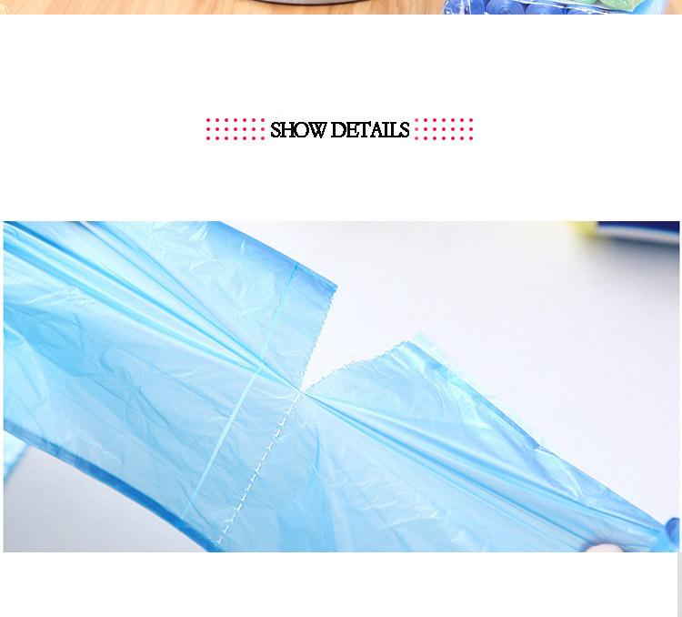 5 rolí 1 balení 100 ks Jednorázový sáček na odpadky pro domácnost Kuchyně Úložné sáčky na odpadky Čištění sáček na odpad Plastový sáček