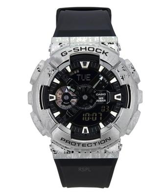 G-Shock G-Steel אנלוגי דיגיטלי גראנג' הסוואה שרף רצועת חוגה שחורה קוורץ GM-110GC-1A שעון גברים 200M
