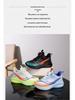 Boys' Winter 2025 Fleece-Lined Leather Running Shoes for Medium & Large Children, Warm Sports Cotton Shoes