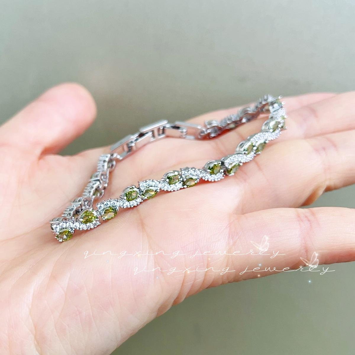 

Браслет Qingxing из циркона Циркон ААА Инкрустированные украшения Прямые продажи Wh112 Источник Фиолетовый браслет