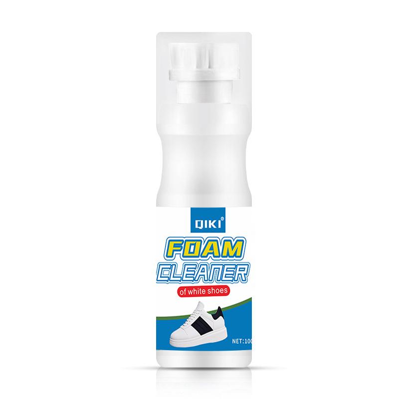 Domain King White Shoe Cleaner & Whitener with Brush - Maintains Sneakers, Sports Shoes, and Edges