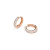 Boucles d'oreilles Luxenter en Zirconia finition or jaune 18k - Taxaio