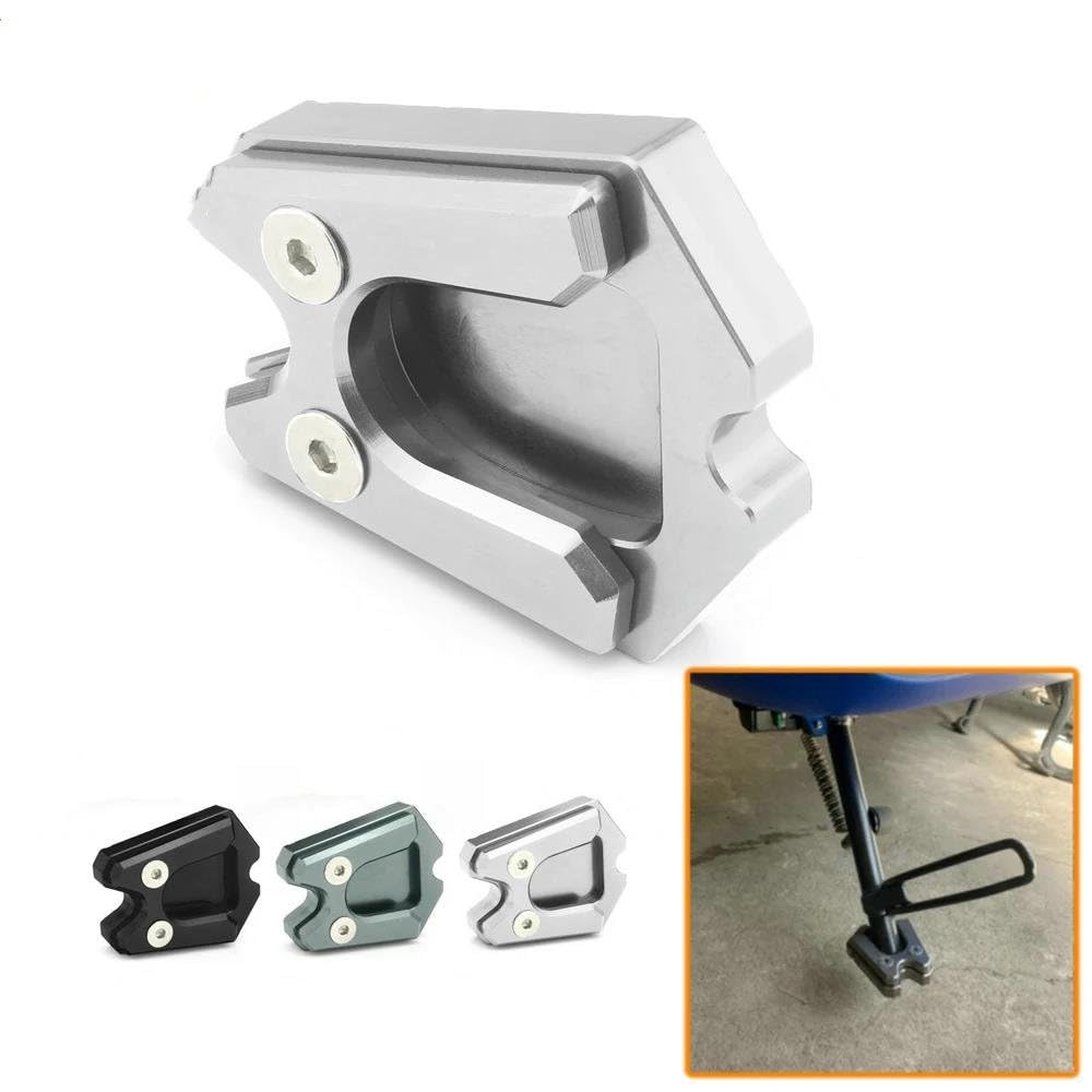 Expander Footrest Scooter Foot Support Bike Kickstand Extension Plate Side Stand Extension Pad Fits