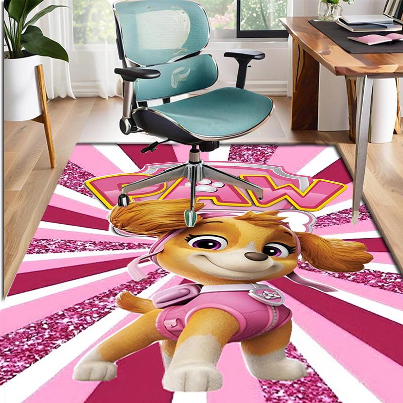 Jungle Pups Pattern Rug, Indoor/Outdoor Mat, for Picnic, Gameroom, Bedroom, Office, Living Room, Home Decor Carpet, Birthday Gift