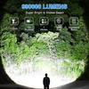 Rechargeable Flashlights High Lumens 2 Packs, 990000 Lumens Super Bright LED Flashlight with 7 Modes & Waterproof, Powerful Flash Light for Home