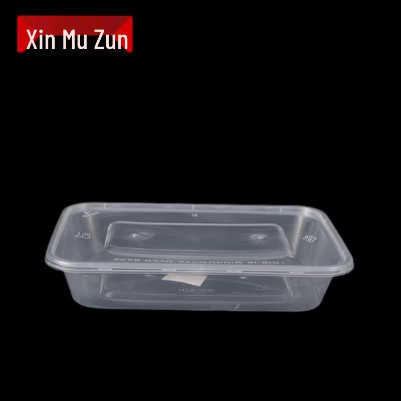 Xin Muzun Disposable Square Takeout Meal Boxes with Lids