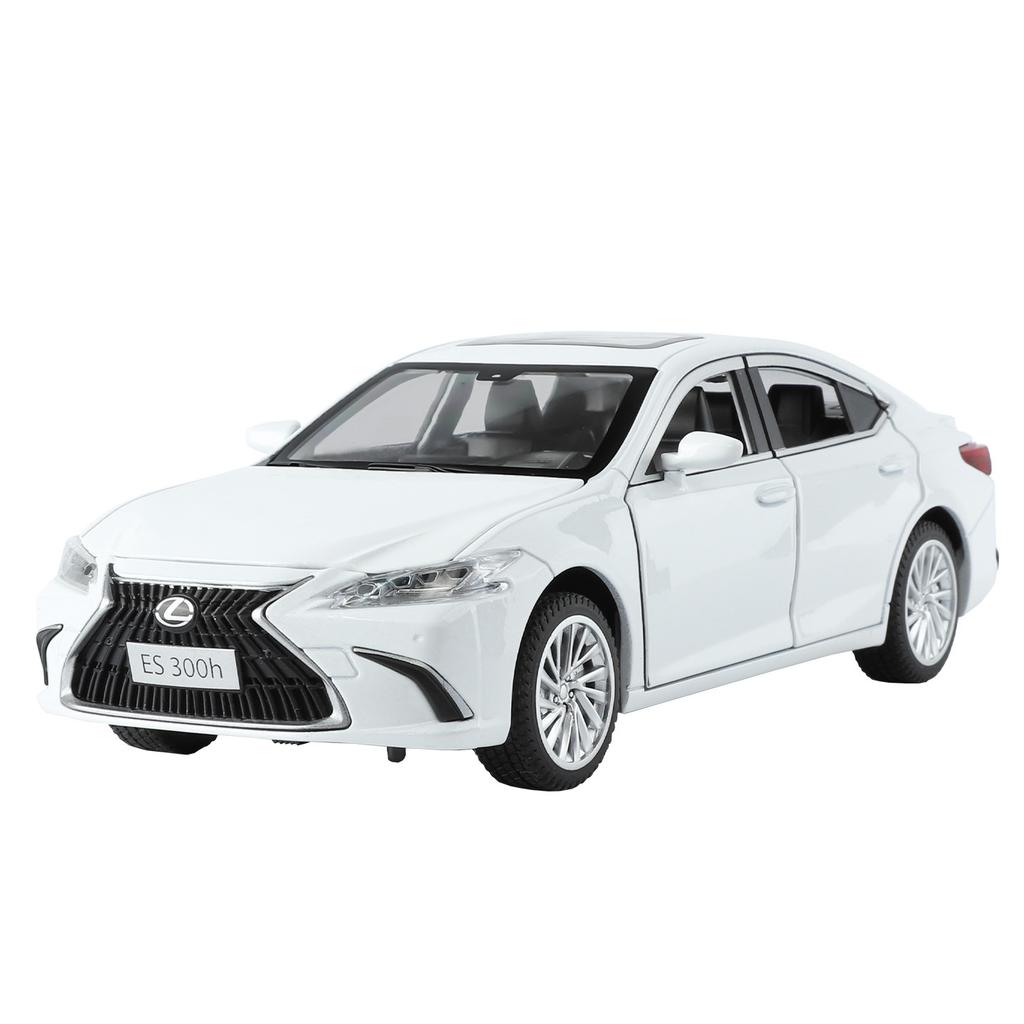 1: 24 Lexus ES300H Alloy Sound and Light Puzzle Die-casting Car Model Parent-child Birthday Gift Toy Collection Decoration
