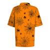 Women's Fashion Casual Lapel Short Sleeve Printed Shirt Women's Button Up Tops