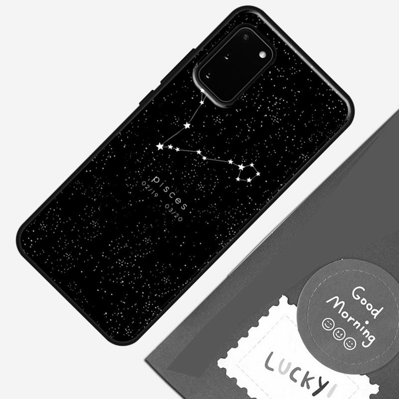 Zodiac Constellation Case For Samsung Galaxy S22 S21 S23 Ultra Note 20 S8 S9 S10 Note 10 Plus S20 FE Back Cover