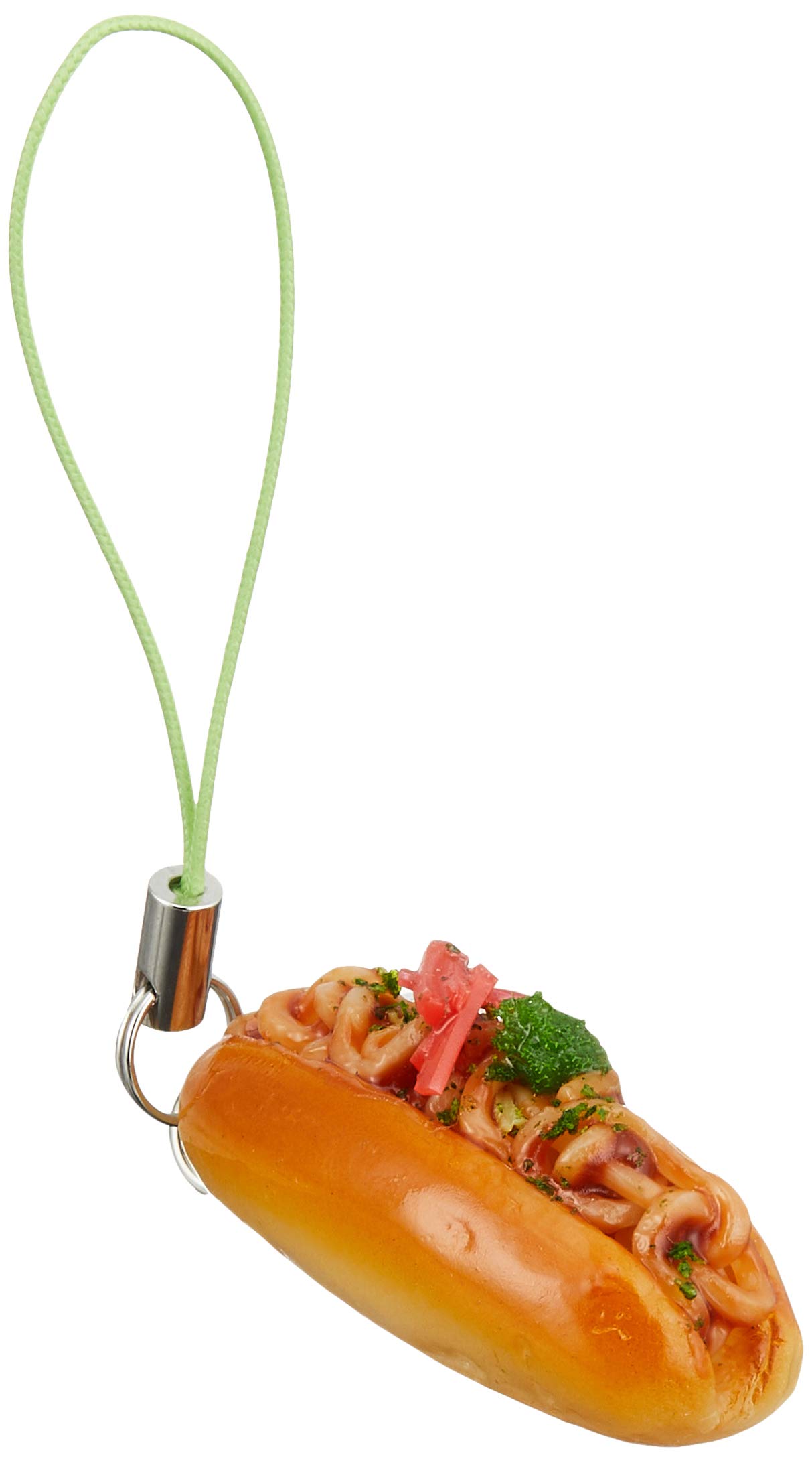 

Suetake Sample Food Sample Mobile Strap Yakisoba Bread 39mm Approx. s-18731