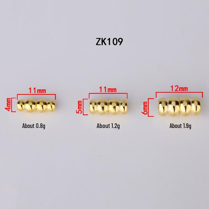 Tingxiang S925 Sterling Silver Pearl Bracelet & Necklace Screw Clasp DIY Jewelry Accessory