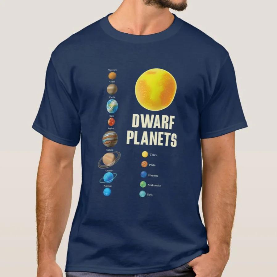 Funny Solar System Dwarf Planets Outer Space Ambition TShirt Summer Cotton Short Sleeve ONeck Unisexs T Shirt New S3XL