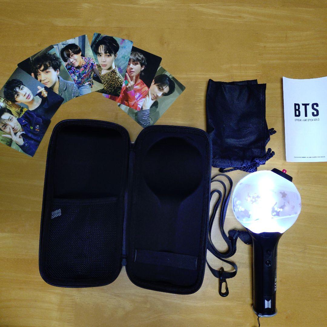 

[Б/У] Лайтстик BTS и чехол с фотокартой