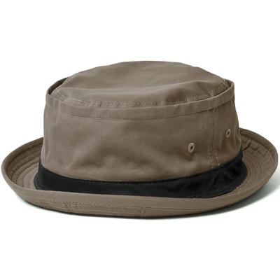 Basic Enchi Cotton Terrapinch Pork Pie for Men and Women Hat, Gray,