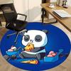 1pc Panda Pizza Office Round Area Rug, Indoor Mat Suitable For Office, Under Office Chairs Bedroom Living Room Home Decor, Room Deco 005
