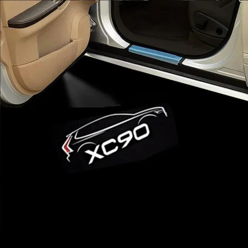 LED HD Logo For VOLVO Polestar 1 2 V60 XC40 Car Door Light Projector Ghost KYTR3 Shadow Laser Welcome Light Courtesy Atmosphere Lamps