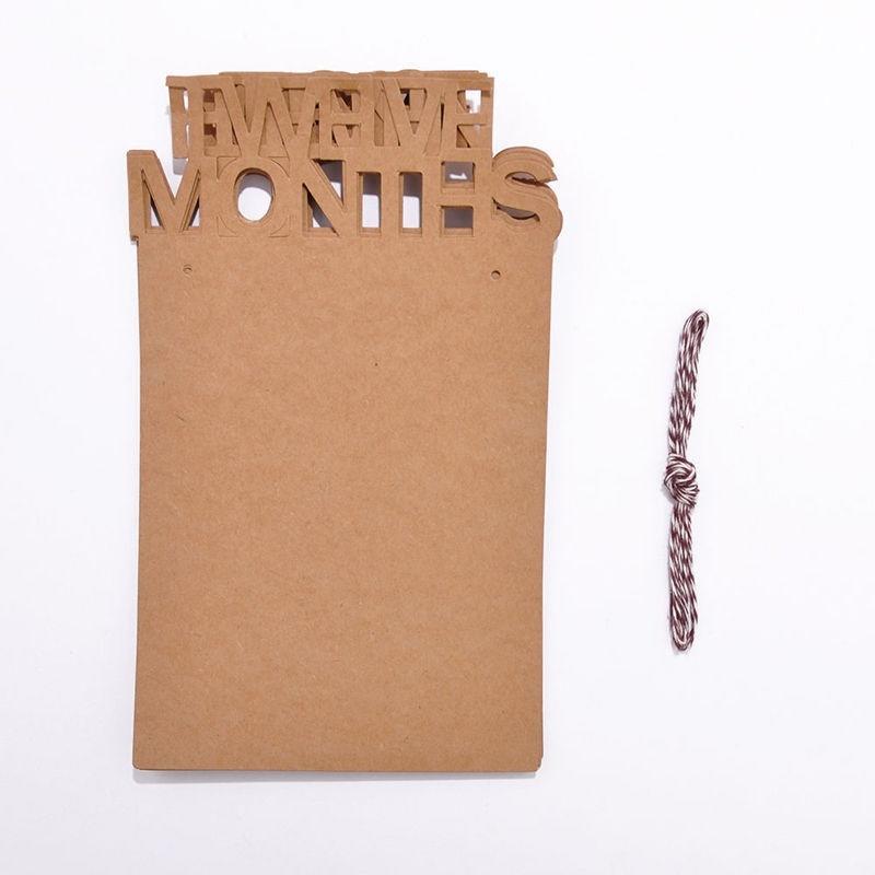 1st Birthday 1-12 Months Photo Baby Shower Home Party Banner Garlands